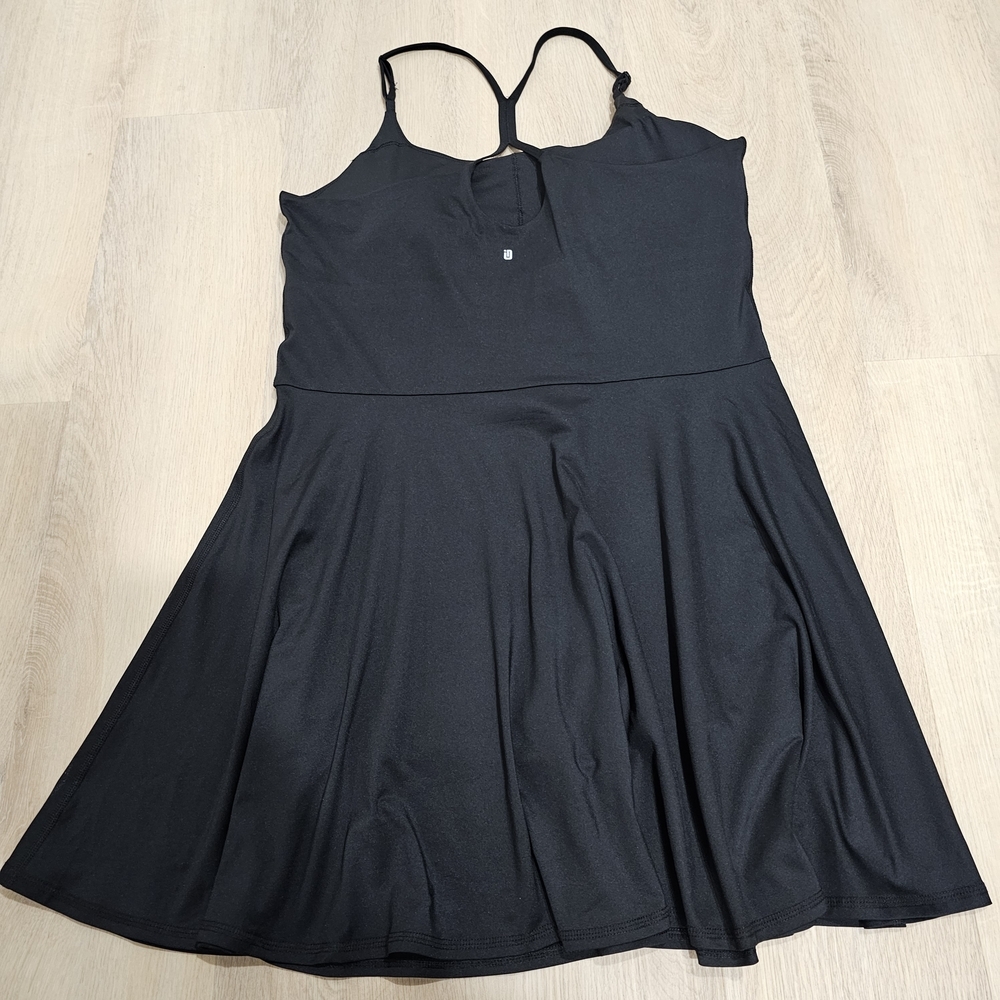 Athletic Ideology Exercise Dress Built-in Shorts  Athleisure Mini Dress L/XL
